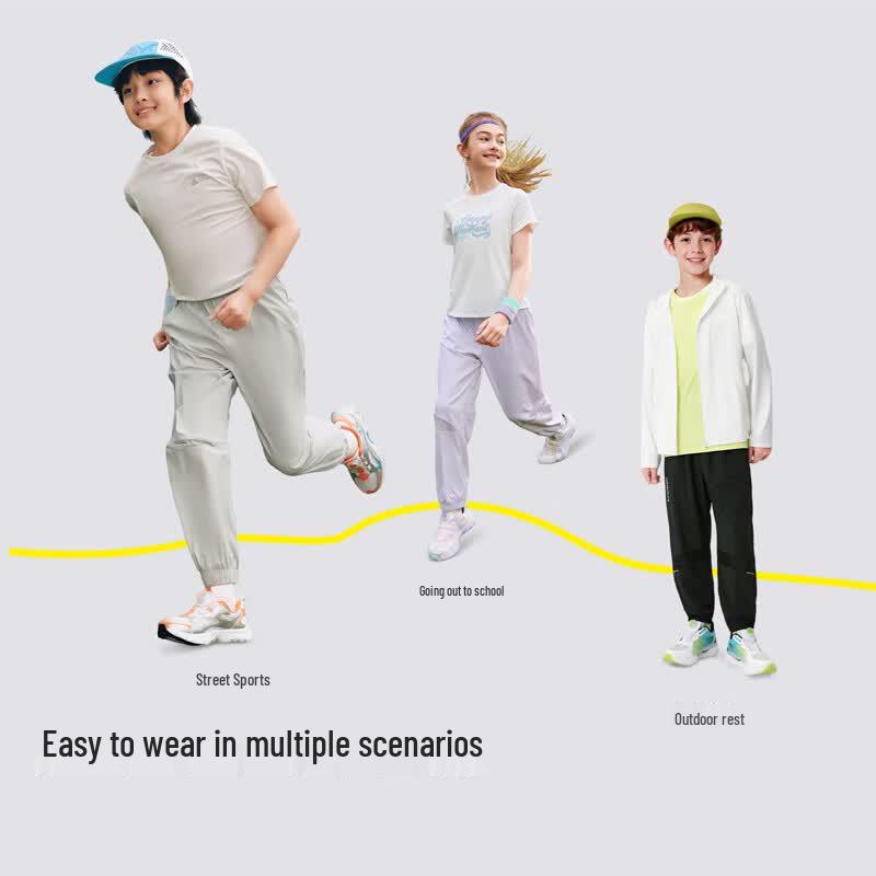 Balabala Kids' Cool-Touch Cuffed Pants