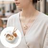 Animal Series Pattern Snap-on Necklace Dog Design DIY Jewelry DIY Glass Necklace  Gift Giving