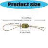 Dump Trucks Reinforcement Rope Nylon Retention Lanyards Night Visible Device Fixed Strap Lanyards With Sliding Buckles