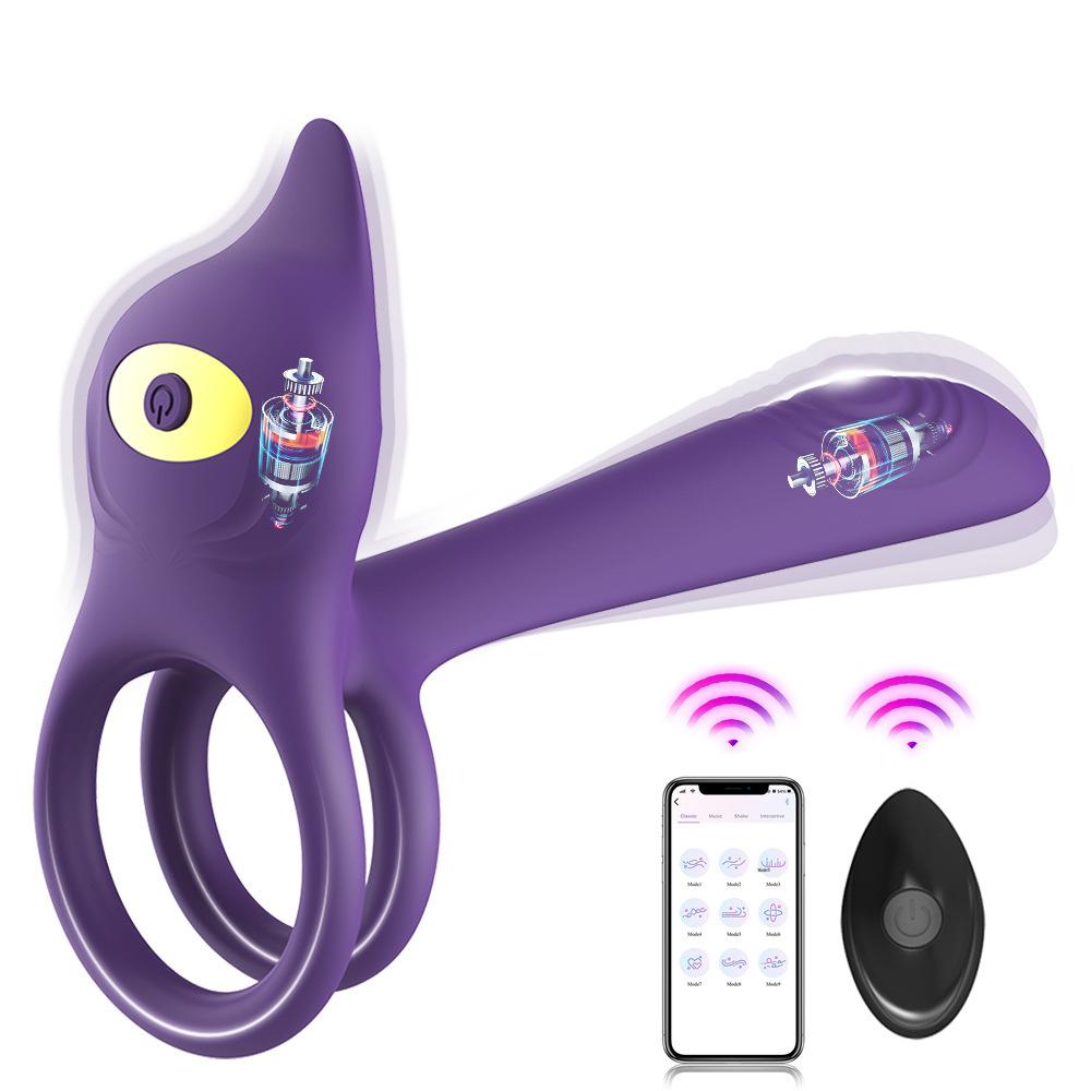 Wireless Remote Cock Penis Rings Vibrator Couple Vibrating Lock Ring Stimulator Sex Toy for Men Delay Ejaculation Penisring