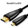 HDMI To MicroHDMI High-Definition Cable for Computer, TV, and Mobile Phone Connectivity