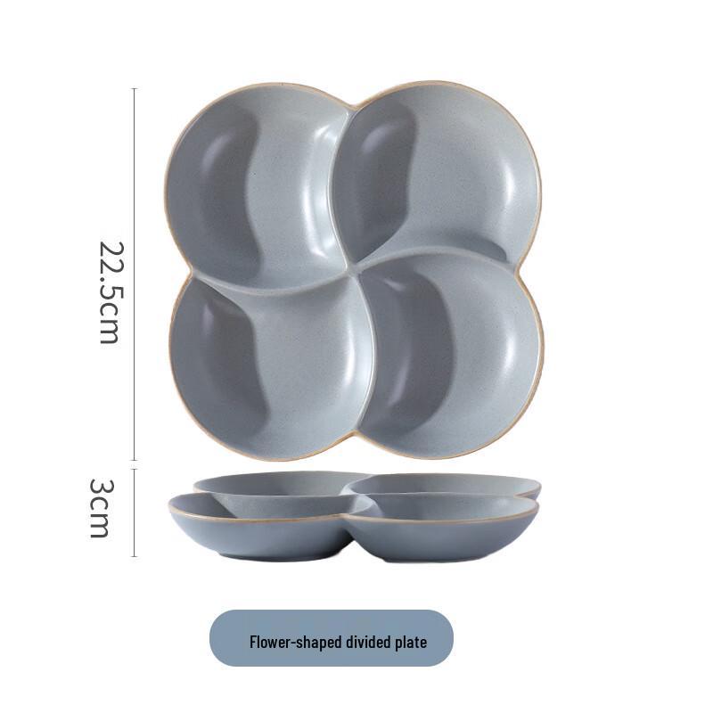 ZISIZ Ceramic Divided Plate