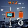 Bonvoisin Hanging Scale 2000kg Crane Scale with Remote Control Digital Hanging Scale Batteries Sold Separately Wharf Slaughterhouse Farm Factory