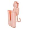 Stroller Hook Phone Stand Organizer 360 Degree Rotation Storage Hook Dual Function Stroller Phone Holder for Shopping Bags Bike Black