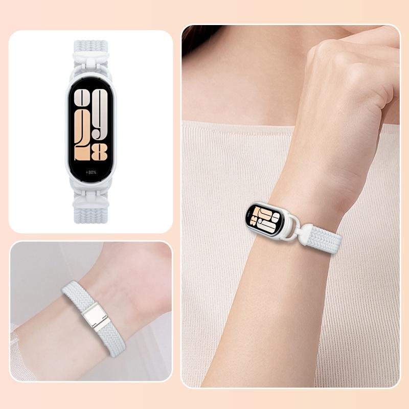 Νάιλον Λουράκι για Xiaomi Mi Band 10/9/8 Υψηλής Ποιότητας Αναπνεύσιμο Αθλητικό Βραχιόλι Αξεσουάρ για Mi Band 10 NFC Αντικατάσταση Λουριού Ρολογιού