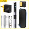 FNIRSI HS-02 100W Smart Electric Soldering Iron - Portable Constant Temperature Pen for Household Repair/Welding.