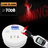 Intelligenter CO-Gassensor-Detektor Kohlenmonoxidvergiftungs-Alarmdetektor LCD 80dB Warnung 96*38mm