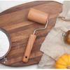 Beech Wood Double-Ended Rolling Pin for Dough, Dumplings & Baking