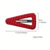Korean Style Polka Dot Triangle Hair Clip Women's Fashionable and Simple BB Clip Hair Accessories