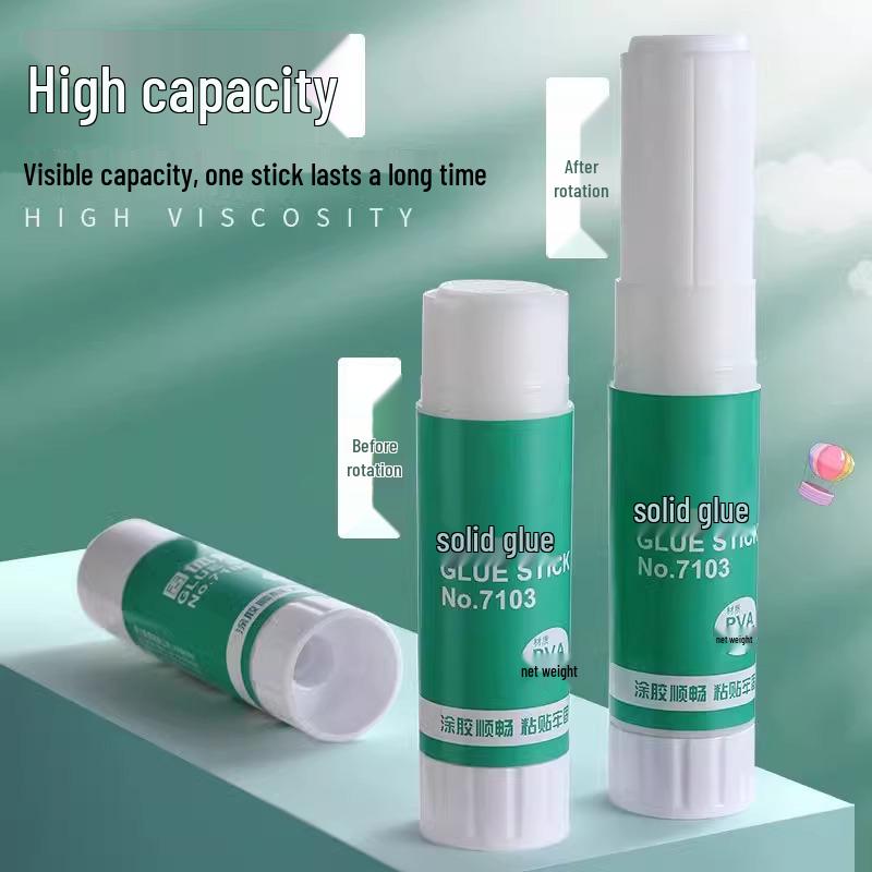 

Твердый клей-карандаш высокой вязкости для студентов - Доступен в малом, среднем, большом размерах для детских поделок и к школе. 36g per stick, 3 sticks