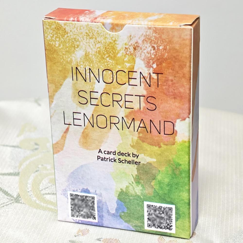 Innocent Secrets Lenormand 9*6cm 36 Pcs Cards Soft and Gentle Coloring Created with Delicate and Flowing Nature of Watercolors
