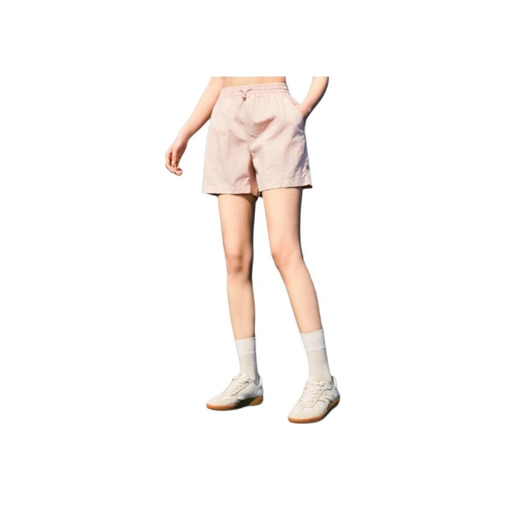 Anta Comfortable Simple Loose Lightweight Versatile Sports Casual Shorts Women shorts Soft-Pink 962528505-2