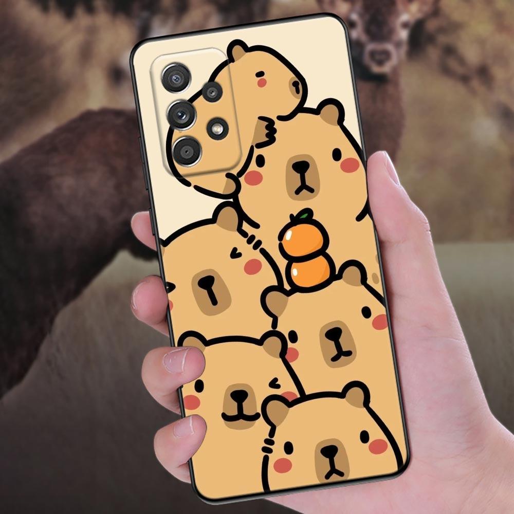 Capybara Niedliche Handyhülle Für Samsung Galaxy A57 A56 A37 A55 A36 A26 A54 A52 A35 A34 A25 A17 A16 A15 A07 A06 Weiche Silikonhülle