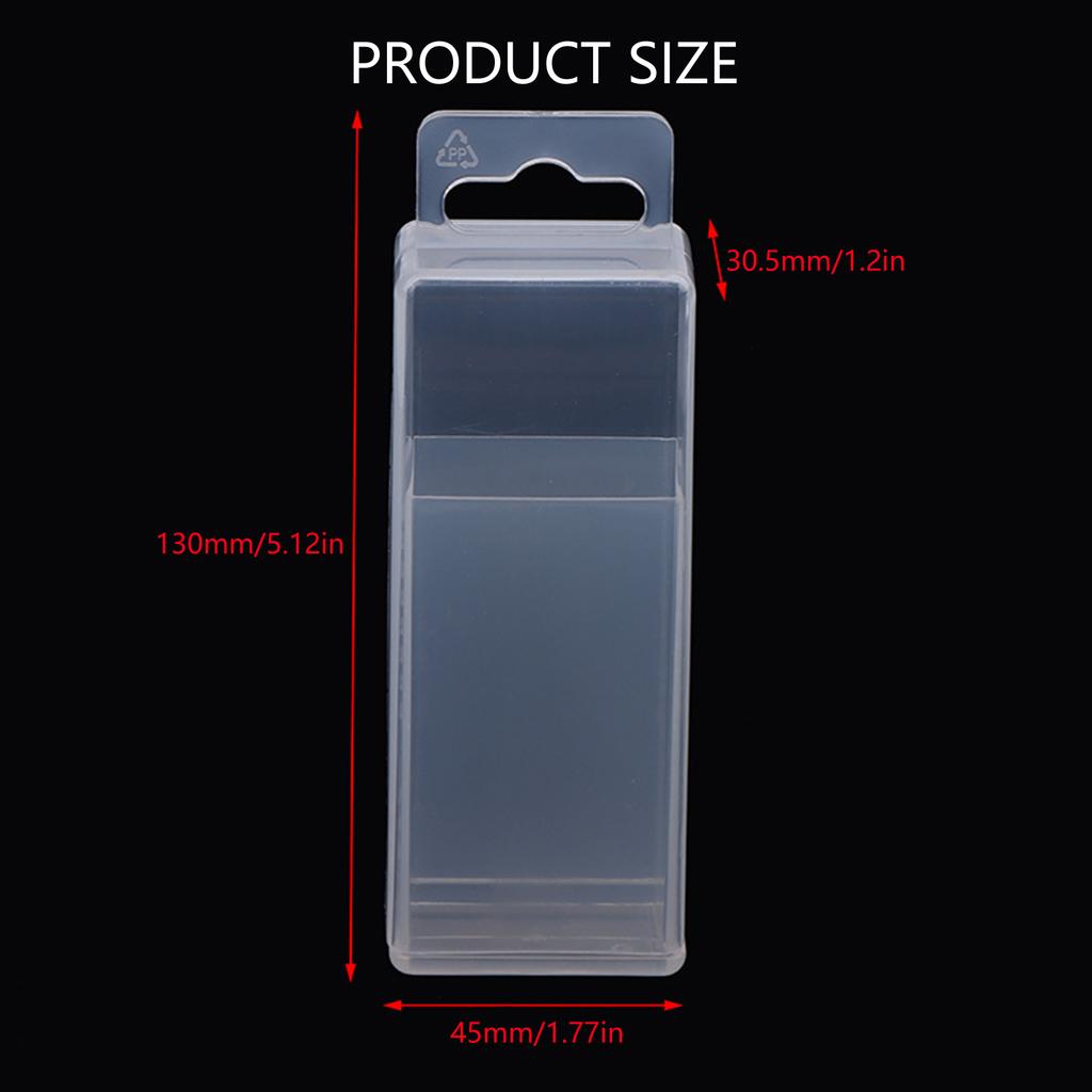 Transparent Plastic Drill Bit and Milling Cutter Storage Box with Telescopic Feature for Easy Organization and Access