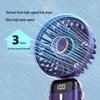 Cross-border N15 USB Rechargeable Foldable Handheld Fan with Digital Display & Aromatherapy