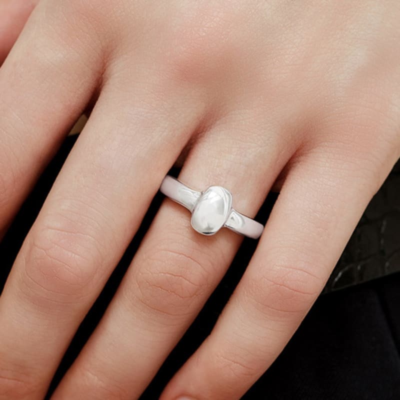 

TOU [Silver925] NC017 Egg Volume Ring 16h