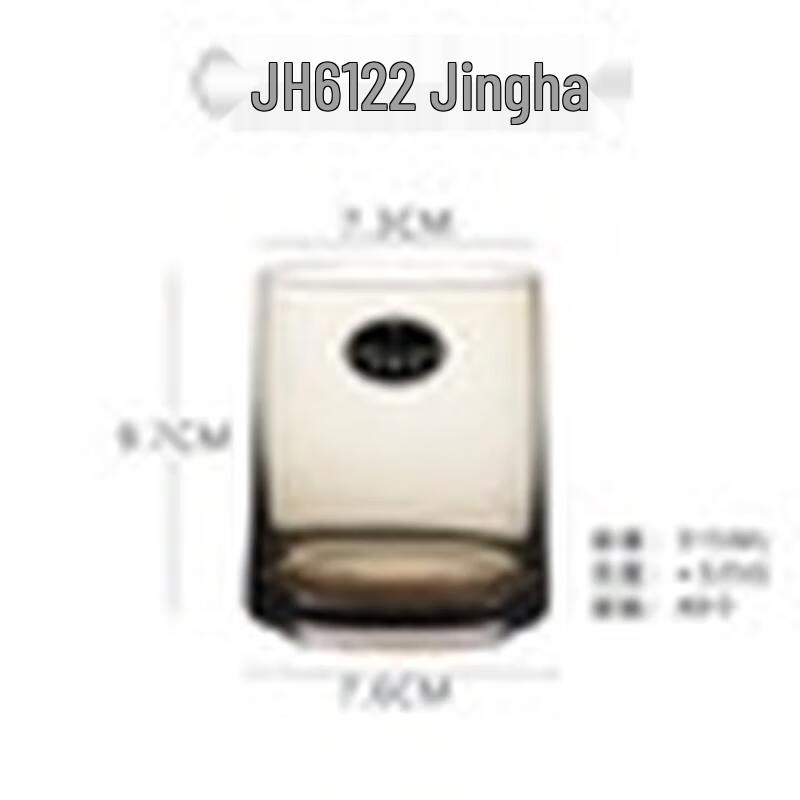 Mosh! Amber Glass Bathroom Tumblers