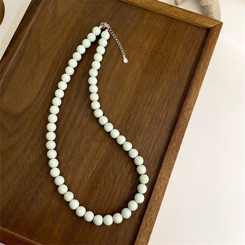 

S925 Sterling Silver Alashan Necklace: Simple, Versatile, Low Saturation Color, Four Options Available. Sterling Silver