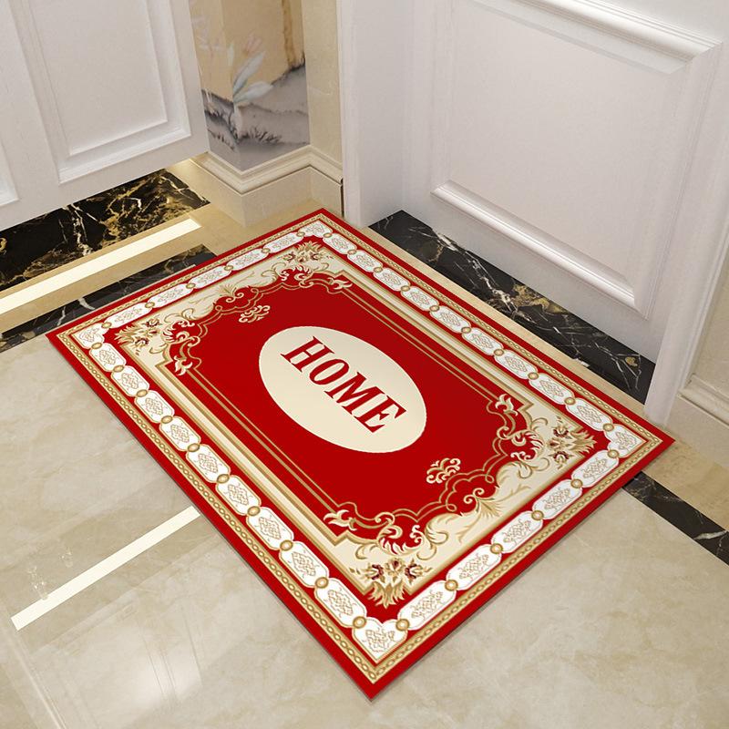 Home Floor Mat European Style Luxury Bathroom Non Slip Floor Mat Door Mat Bathroom Absorbent Floor Mat