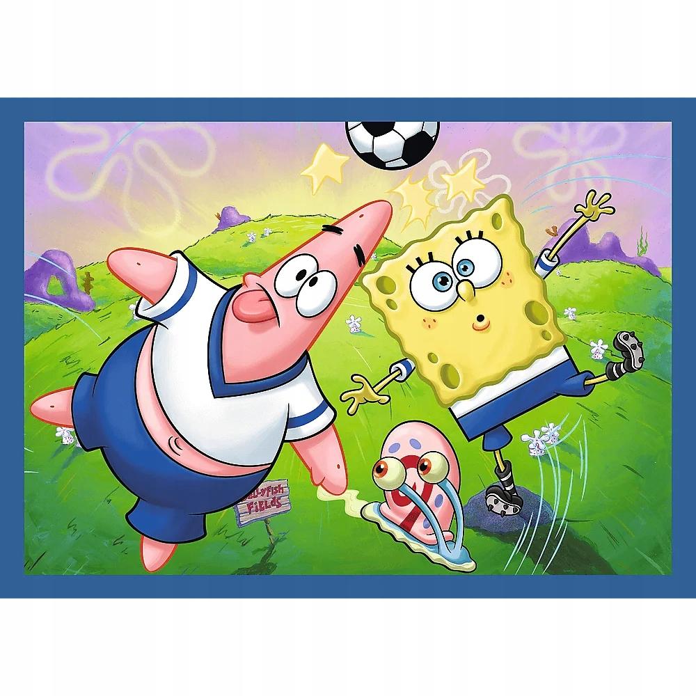 Puzzle 4W1 Podwodne Życie Spongeboba 34674