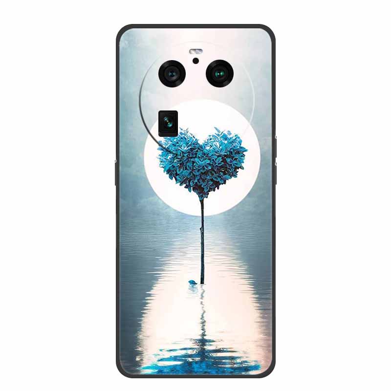For Oppo Find X6 Pro Case Original Soft Silicone Shockproof Phone Back Cover Cases for Oppo Find X6 Pro 5G Cool Protector Shell
