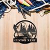 Fishing Lover Metal Wall Art Personalized Angler Gift Man Cave Decor