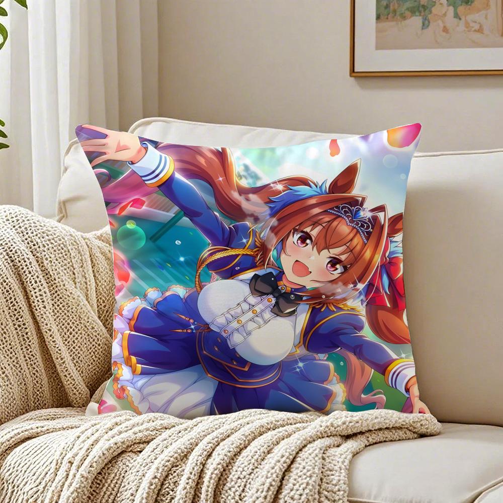 Game IdolRacing PPretty DDerby Cushion Cover Pillowcase Antidustmite living Room Sofa Decor Cushion Room