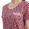 Women's Short Sleeve Loose Nightdress Printed Nightgown