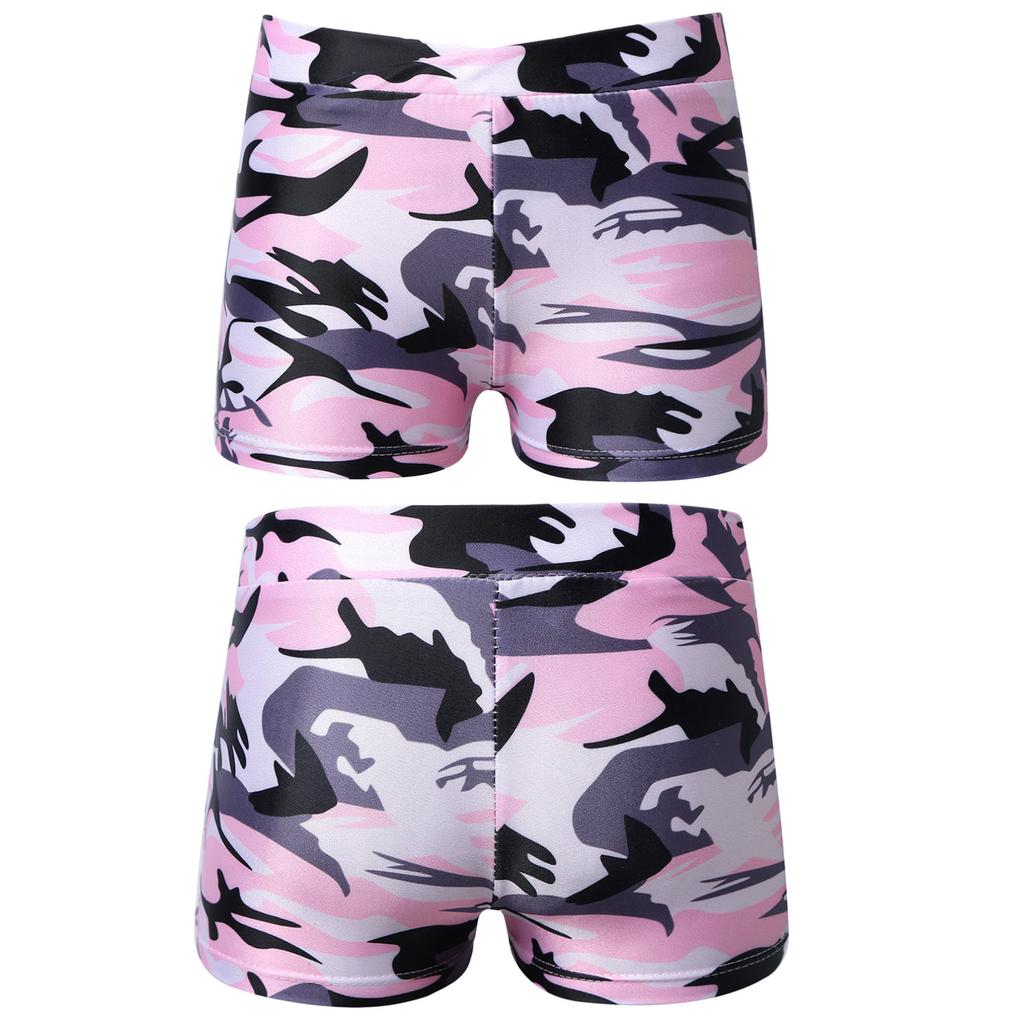 Kleine, große Mädchen-Shorts im Boy-Cut-Stil für Fitnessstudio, Workout, Yoga, weiche Stretch-Shorts, zum Laufen, Tanzen und Strand