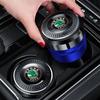 Car Ashtray LED Ceramic Liner For Skoda Octavia Fabia Superb Kodiaq Karoq Kamiq Rapid Yeti Roomster Auto Accessories Keyring EH4