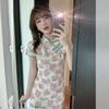 Temperament New Chinese-style Improved Version of Cheongsam Dress for Women's Summer Pure Desire, Sexy, Slim and Thin, Hip-wrapped Short Skirt