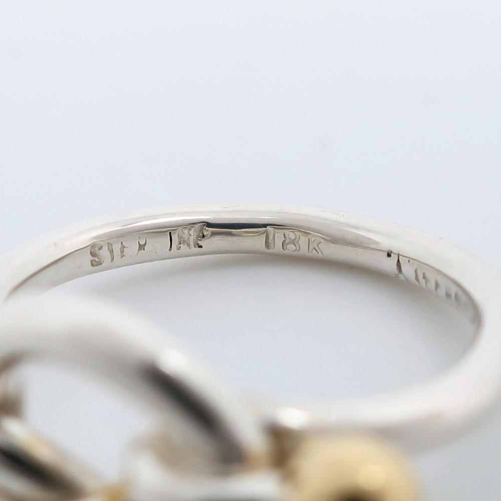 TIFFANY&Co. Liebesknotenring Silber925/K18 Gelbgold #4.5(US-Grösse) 2.9g Frauen Gebraucht
