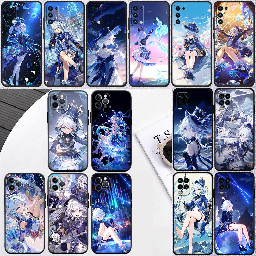 Genshin Impact Furina Phone Case for Motorola Moto Edge 60 60s 70 G86 G56 G54 E14 G04S G45 G54 G64 Pro Power Neo Fusion