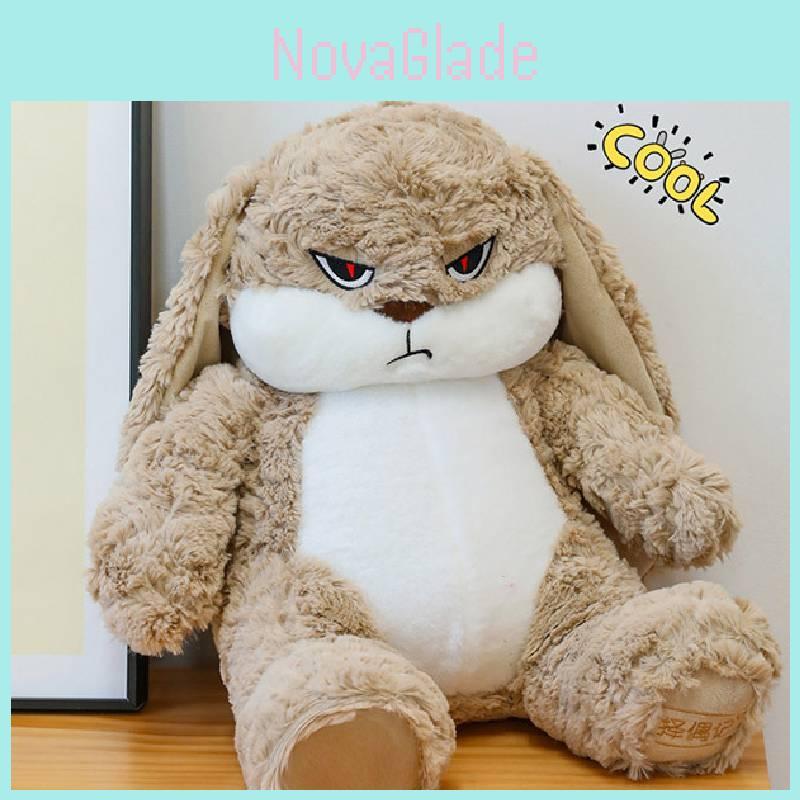 Fluffy Bunny Plush Toy Pillow Stuffed Animal Cute Birthday Gift For Girls 30-60cm