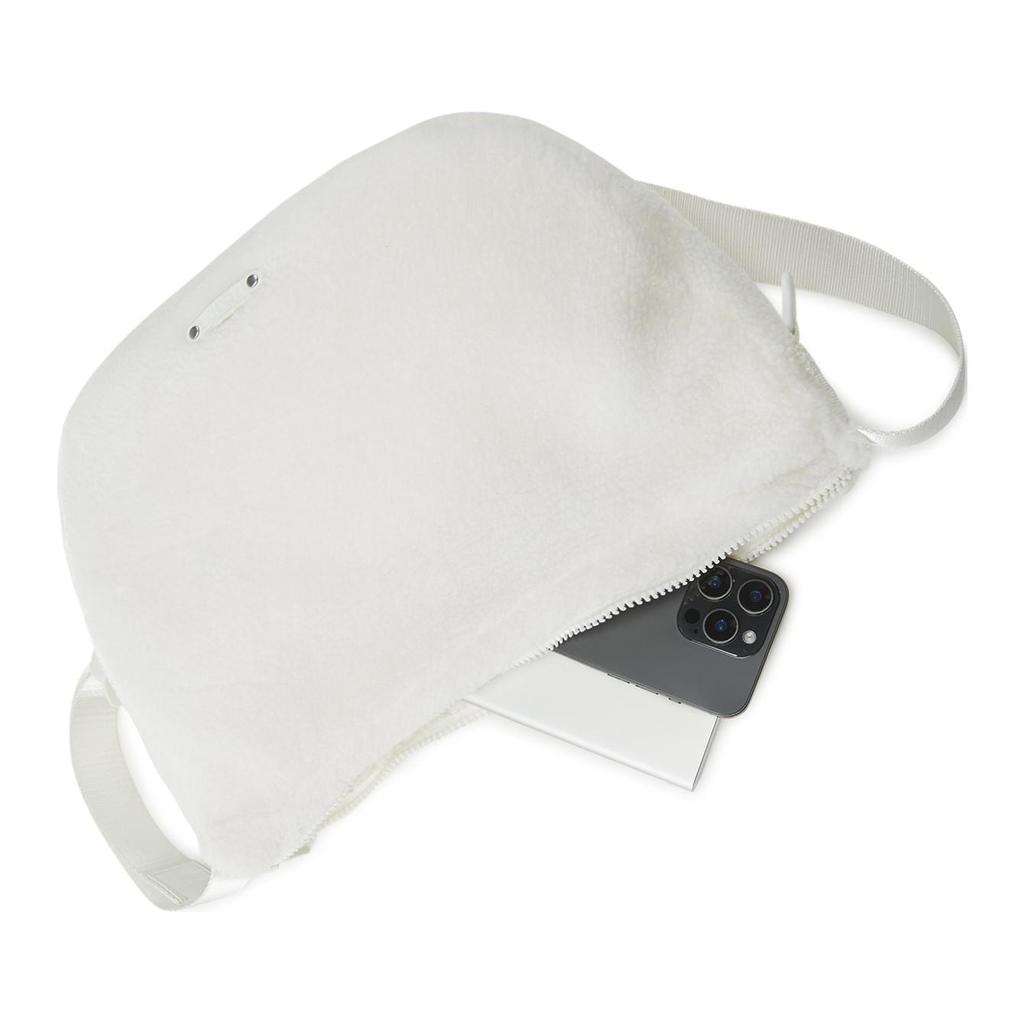 Li Ning Sports Life Collection Polyester Crossbody Bag, Shoulder Bag Women's Ivory ABDU382-2