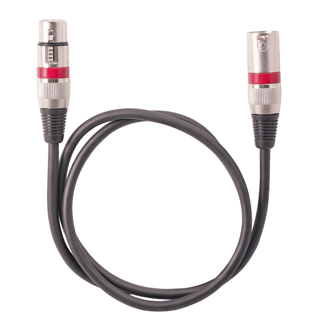 Durable Balanced Microphone Cable 3Pin XLR Male to Female Microphone Speaker Cable Anti-Tangling Audio Cord Replacement