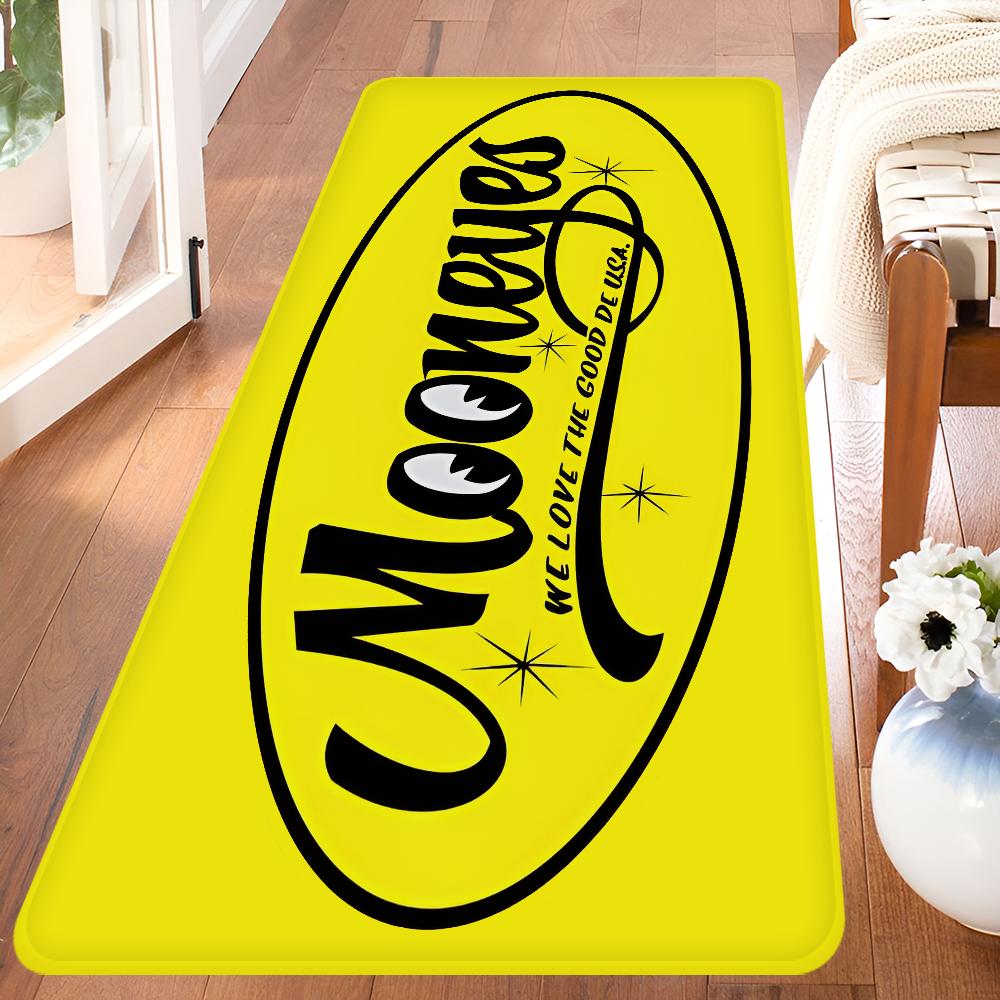 M-Moon Eyes Floor Mat Retro Multiple Choice Living Room Kitchen Rug Non-Slip Modern Home Decor