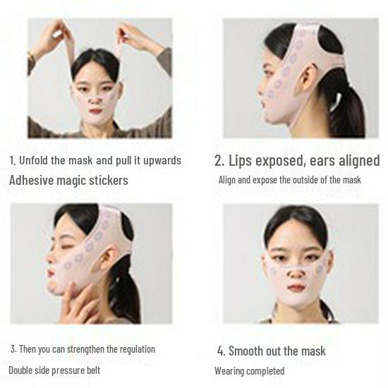 V-Face Slimming and Lifting Mask for Double Chin Reduction and Firming