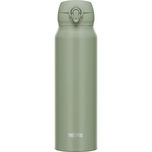 Thermos Vacuum Insulated Portable Mug, 750ml, Smoked Khaki, with Detachable Spout for Easy Cleaning, Lightweight, One-Touch Opening, Stainless Steel B