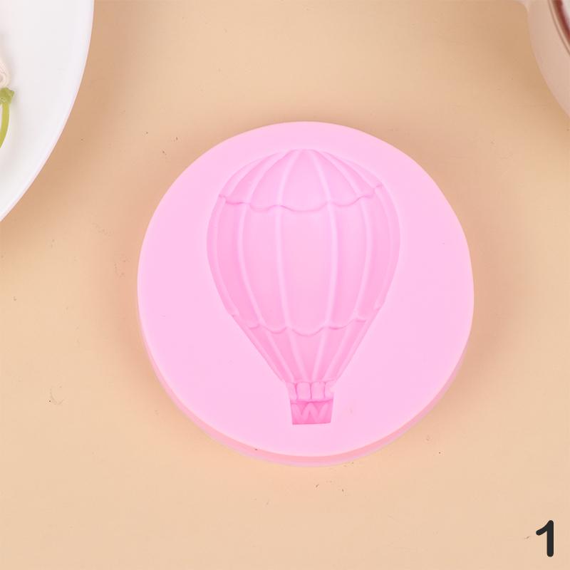 1Pc Hot Air Balloon Silicone Mold DIY Fondant Cake Decoration Tool Chocolate Fudge Mold Sugarcraft Bakeware Kitchen Tool
