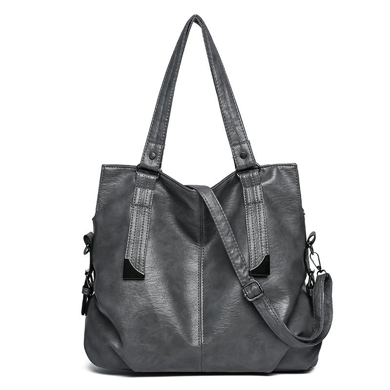 Retro Tragetasche schlichte und vielseitige Mode Schultertasche neue Damentasche Handtasche