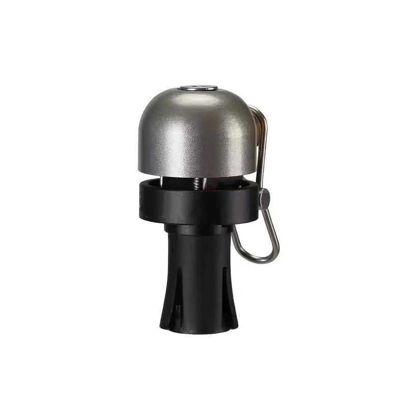 

Bicycle Bell Curved Handlebar Plug Bell Horn Waterproof 80Db Loud High Decibel Ring Alarm Bell Road Bike Accessories серебряный
