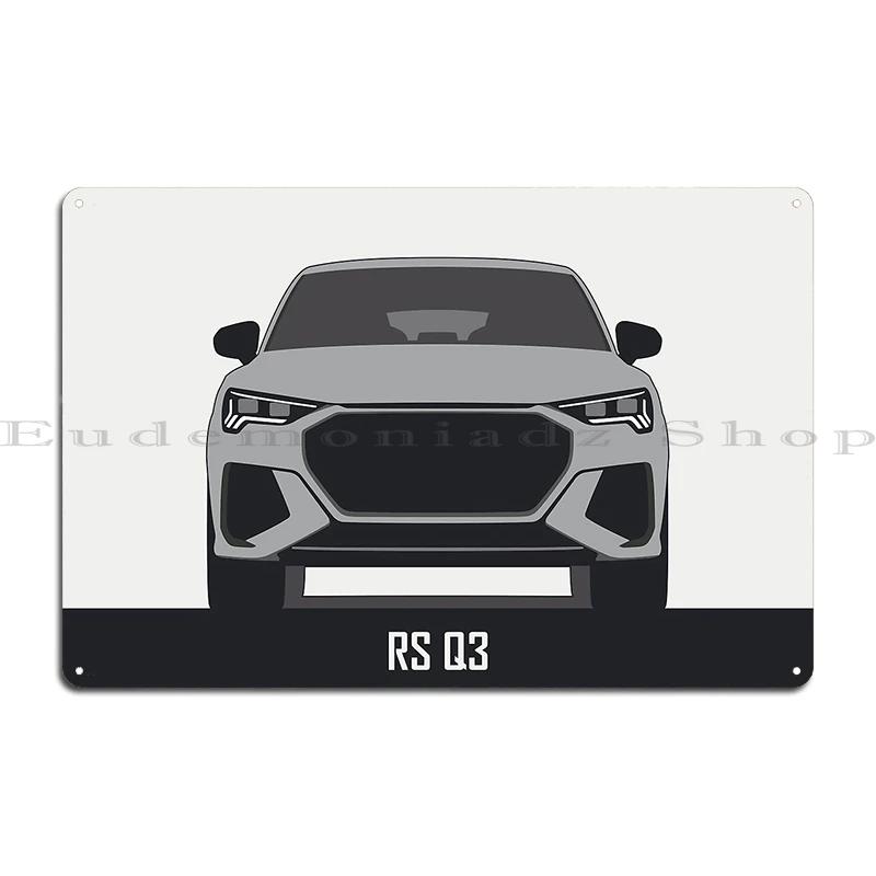 Rs Hatchback RS ABT Sportsline Metal Sign Print Funny Decoration Mural Wall Mural Tin Sign Poster 20x30cm（7.8x11.8inch）