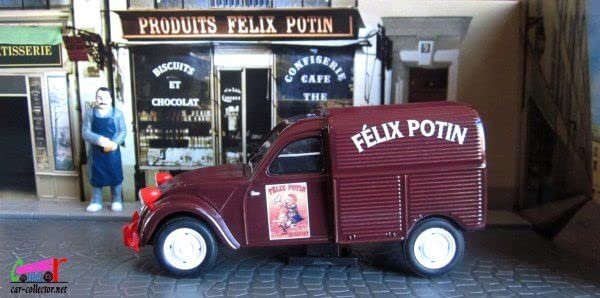 Citroën Miniature Car 1/43 CITROEN 2CV France Vehicle Food & Grocery Delivery Diorama