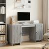Desk in Grey Sonoma Particleboard 142.5 x 50 x 75 cm