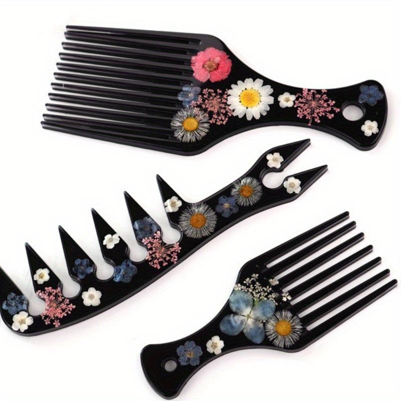 3 Creative Transparent Silicone Comb Mold Resin Decoration DIY Comb African Craft Comb Mold Jewelry Epoxy Resin Mold