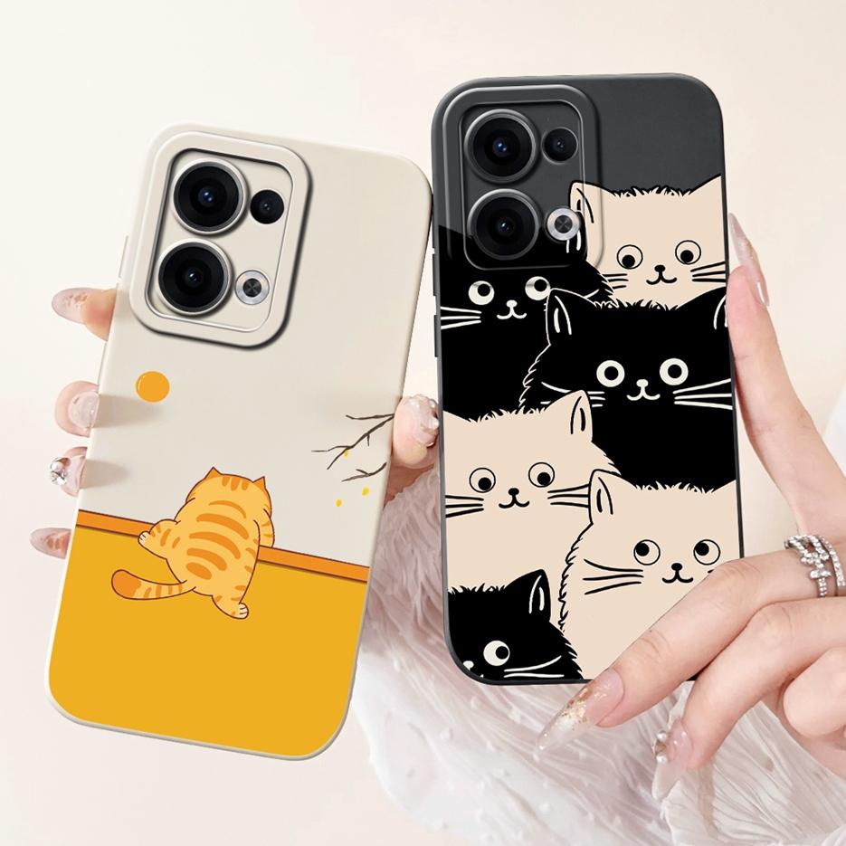 For Oppo Reno 13 Pro 5G Case CPH2697 Unique Fashion Cartoon Cover Soft Silicone Phone Case For Oppo Reno13 Pro Reno 13 5G Fundas