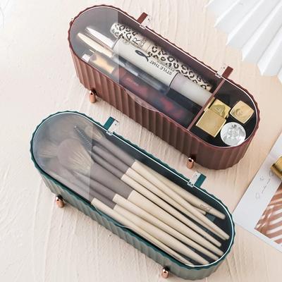 Krabička na stolní kosmetiku Prachotěsný organizér na make-up Na vatové tampony Kosmetický držák na vajíčka Organizér na šperky do koupelny