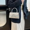 Fashion Sequins Handbag Small Square Bag Female Trend Bowknot Commuter Single Shoulder Crossbody Bag