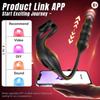 Prostate Massager Vibrating Cock Ring Anal Plug Vibrator Adult Toy Anal Sex Toys Vibrating Butt Plug App Remote Control 10 Vibrating Thrusting Modes
